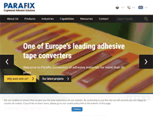 Tablet Screenshot of parafix.com